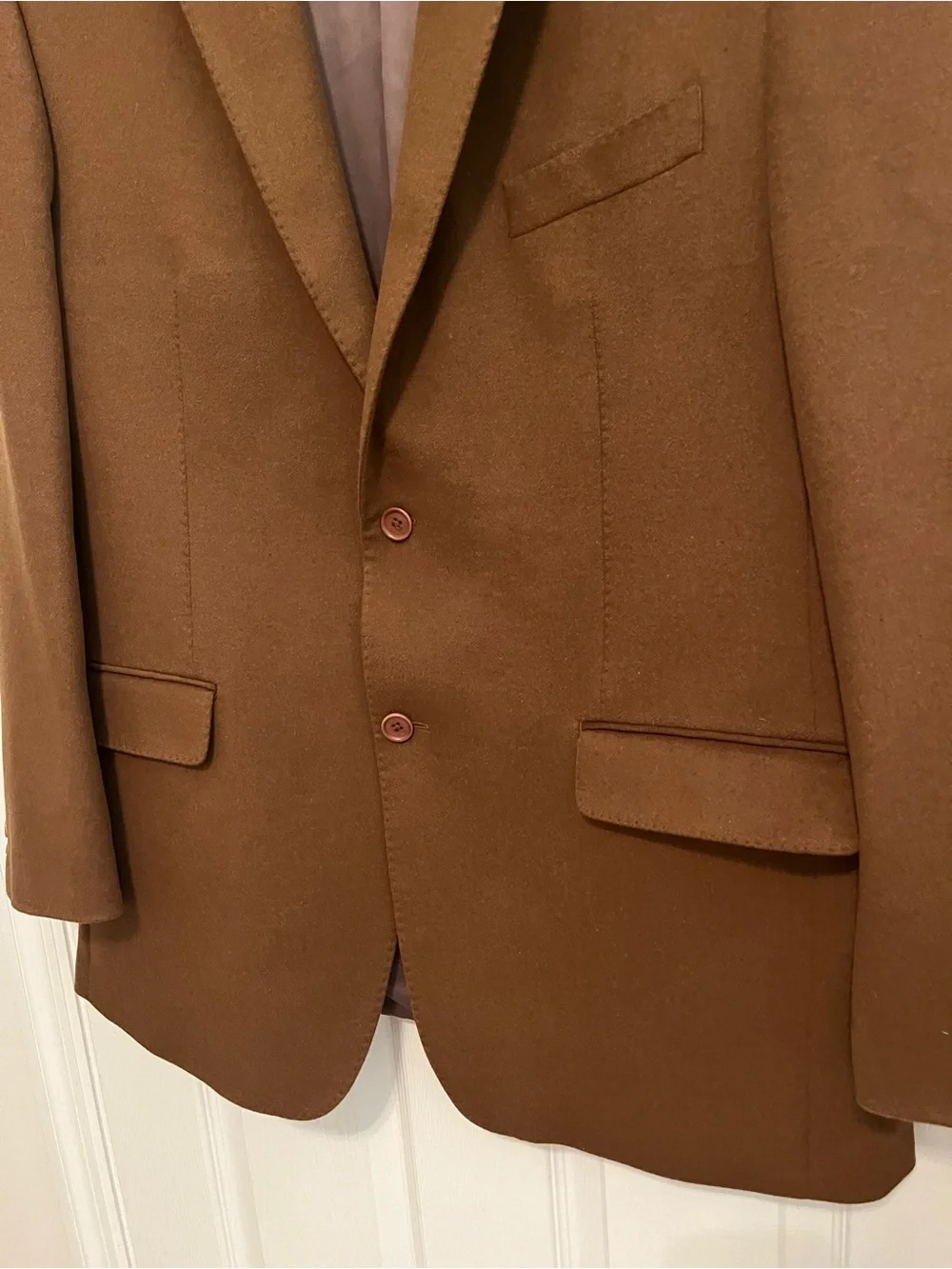 Michael Michael Kors Brown Wool Silk Cashmere Blazer Sport Coat Men’s 42R